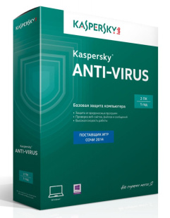 Kaspersky Anti-Virus Russian Edition. 2-Desktop 1 year Base Box Программное обеспечение